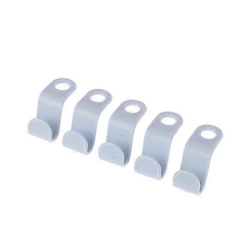 5 Pack Closet Connecting Hooks Mini Clothes Rack Stacking Organizer Space Saver