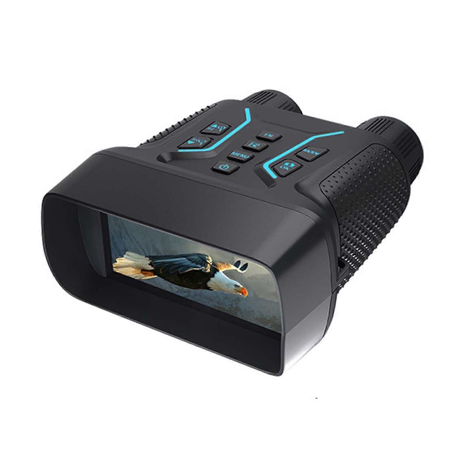 Rechargeable 4K Night Vision Goggles with 11.4 cm Screen, Compact Binoculars for Outdoor Use, Long-Distance Viewing