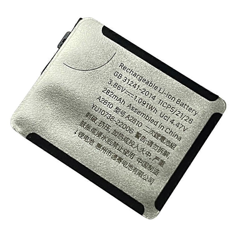 For Apple Watch Series 8 41mm 282mAh 3.86V Li-Polymer Battery Assembly Part (Without Logo) (Encode: 