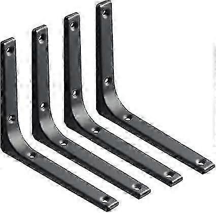 2pcs Stainless Steel Wall Brackets for Heavy Duty Shelf Support Angle Bracket