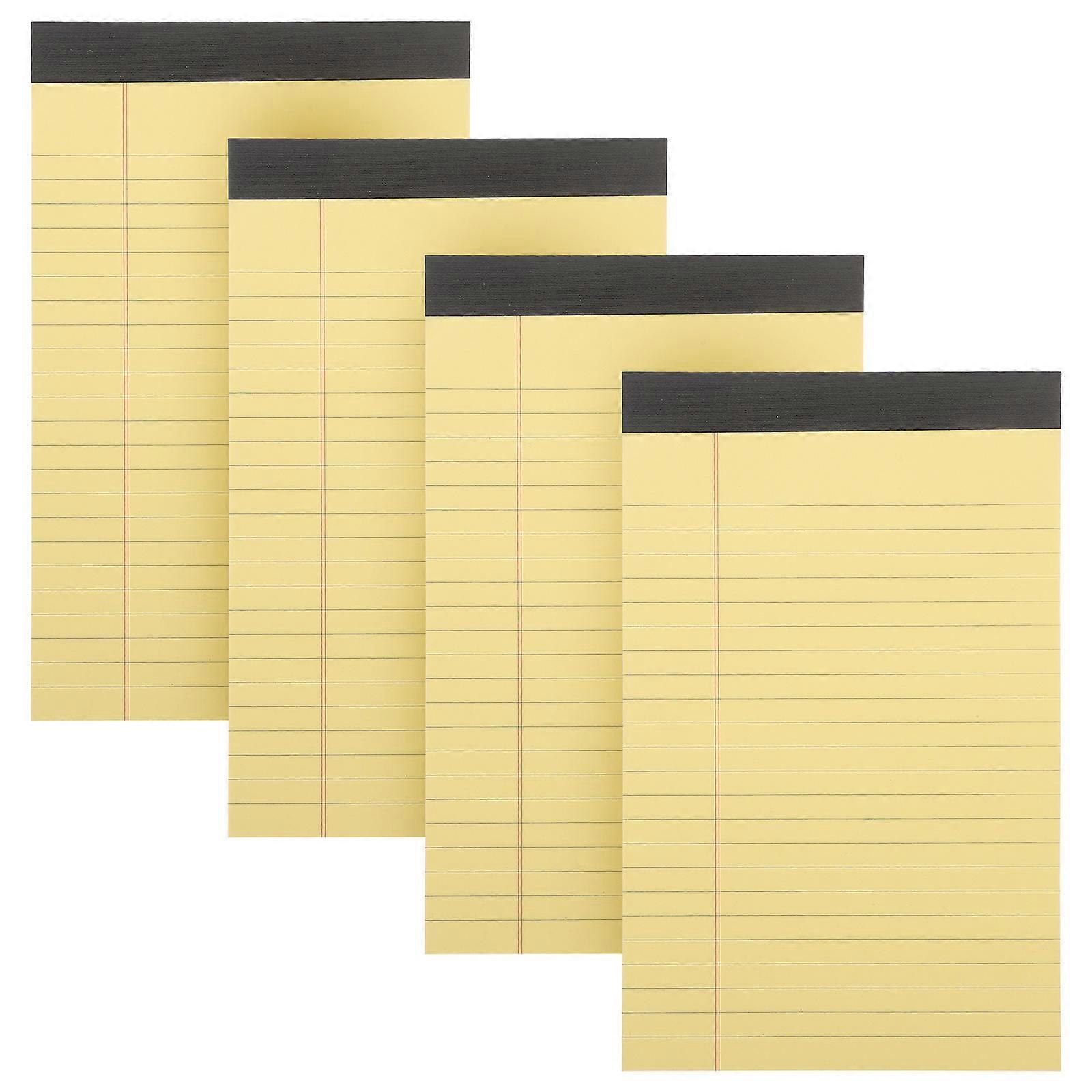 Yellow Daily Planner Notepad Legal Pad To Do List Organizer Portable Memo Pad for Schedule Planning Activity Reminders