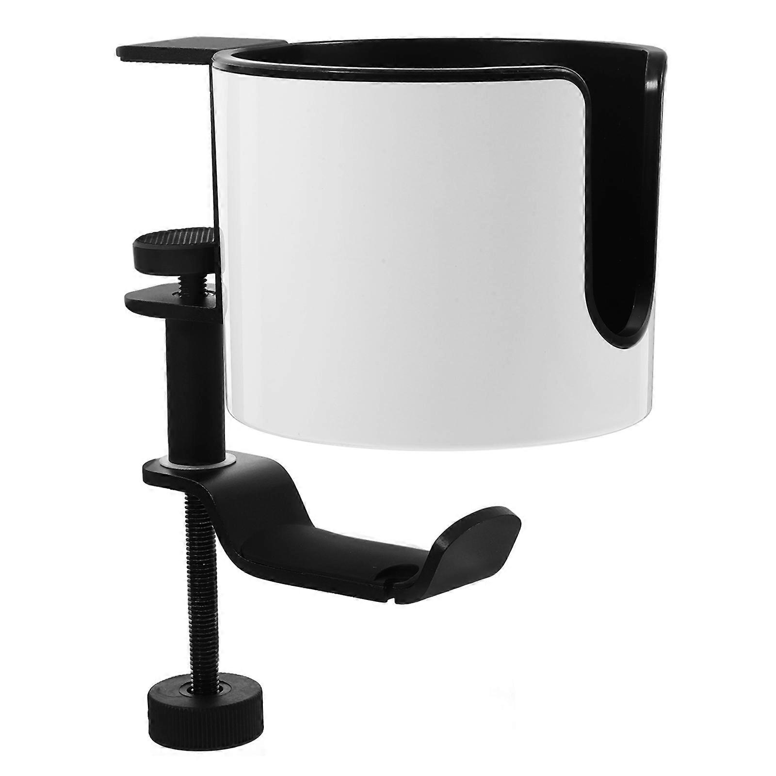 Headphone Organizer Stand Aluminum Alloy Headphone Hanger Multi-Functional Cup Holding Desk Accessories White 14.50X13.80X10.90CM Rotating 1Set