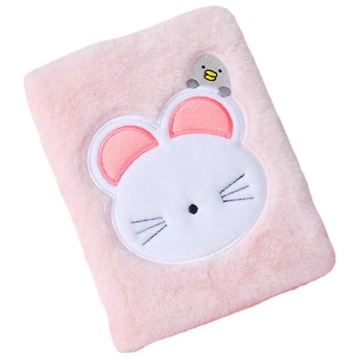 Plush Notebook, Plush Diary, Notebook, Diary, Girls Diary, Cartoon Diary, Plush Cover Diary, Book, Cartoon Notebook, Secret Diary