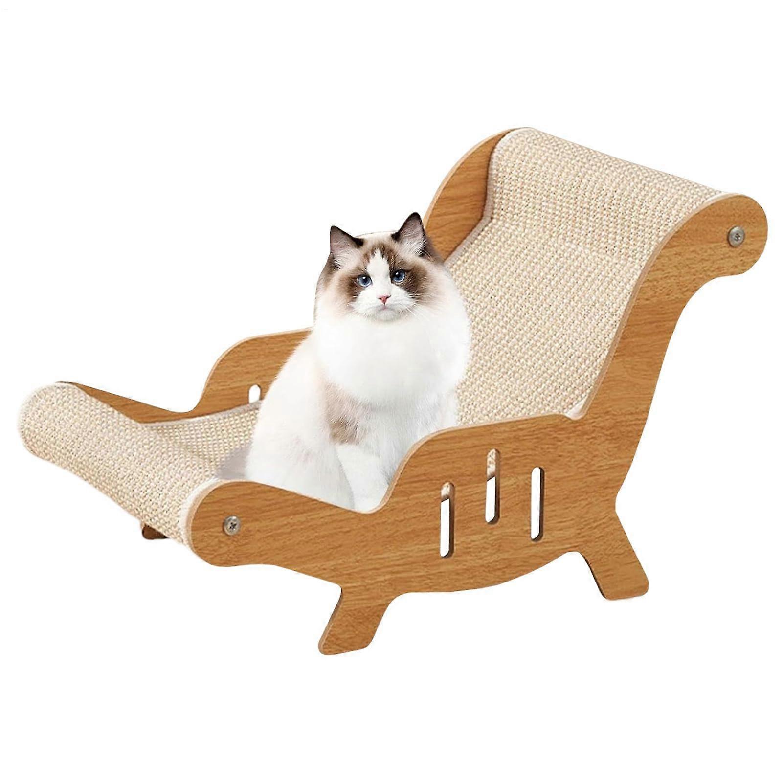 Cat Scratching Lounger Chair 20.87x12.2x12.6 Inch Cat Scratcher Bed Kitten Scratching Sofa