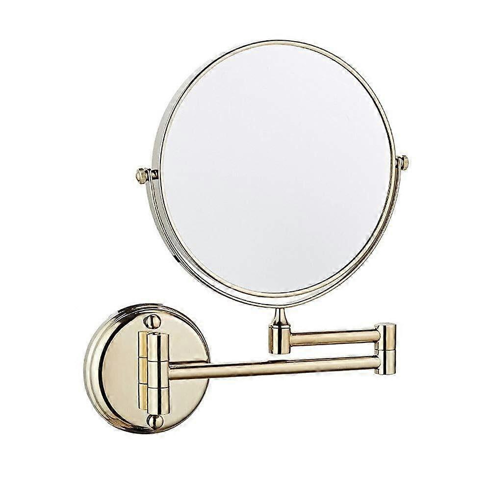 Makeup mirror, 20.3 cm, doublesided swivel wall mirror, extendable, 3x/1x magnification Ref: 4593