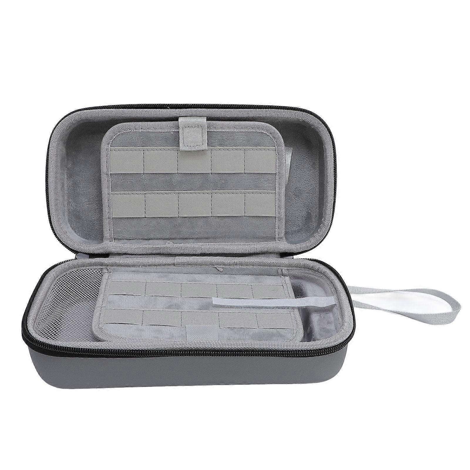 Shockproof Portable Game Console Carrying Case with 20 Card Slots for Switch - Gray