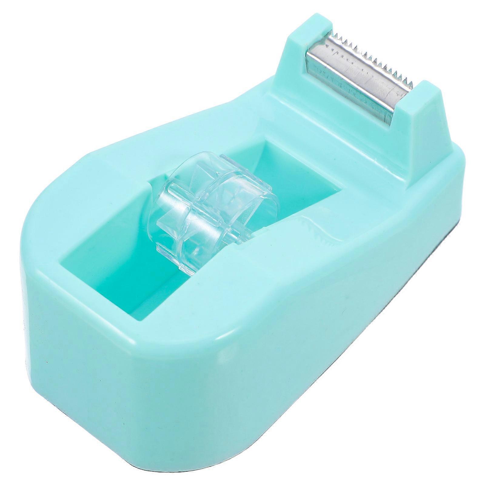 Tape Cutting Tool Light Green Plastic For General Users Home Office 1Pcs