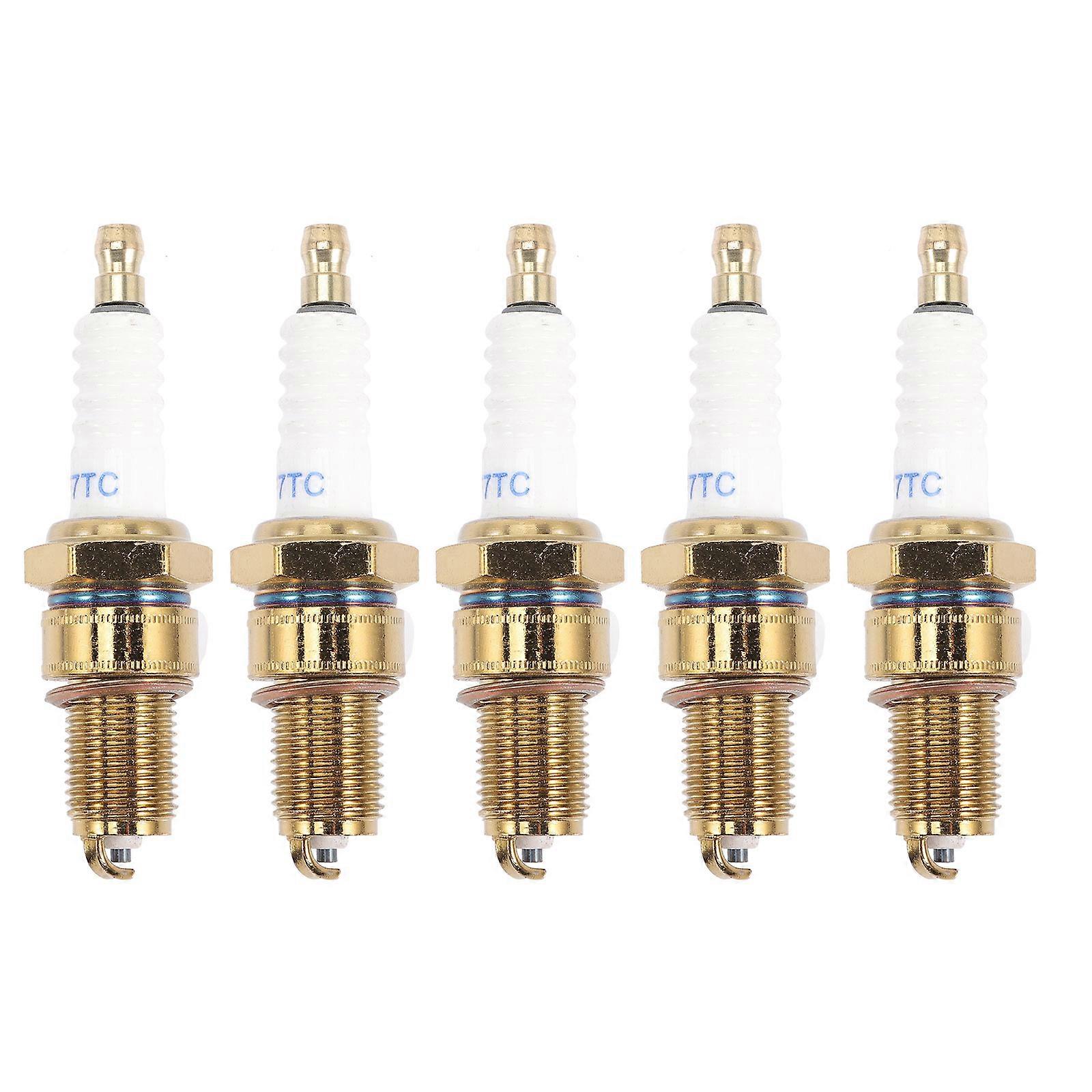5pcs Spark Plugs for Petrol Lawn Mowers, Engine Generators – Durable Replacement Parts with Reliable Ignition Performance and Easy Installation Design