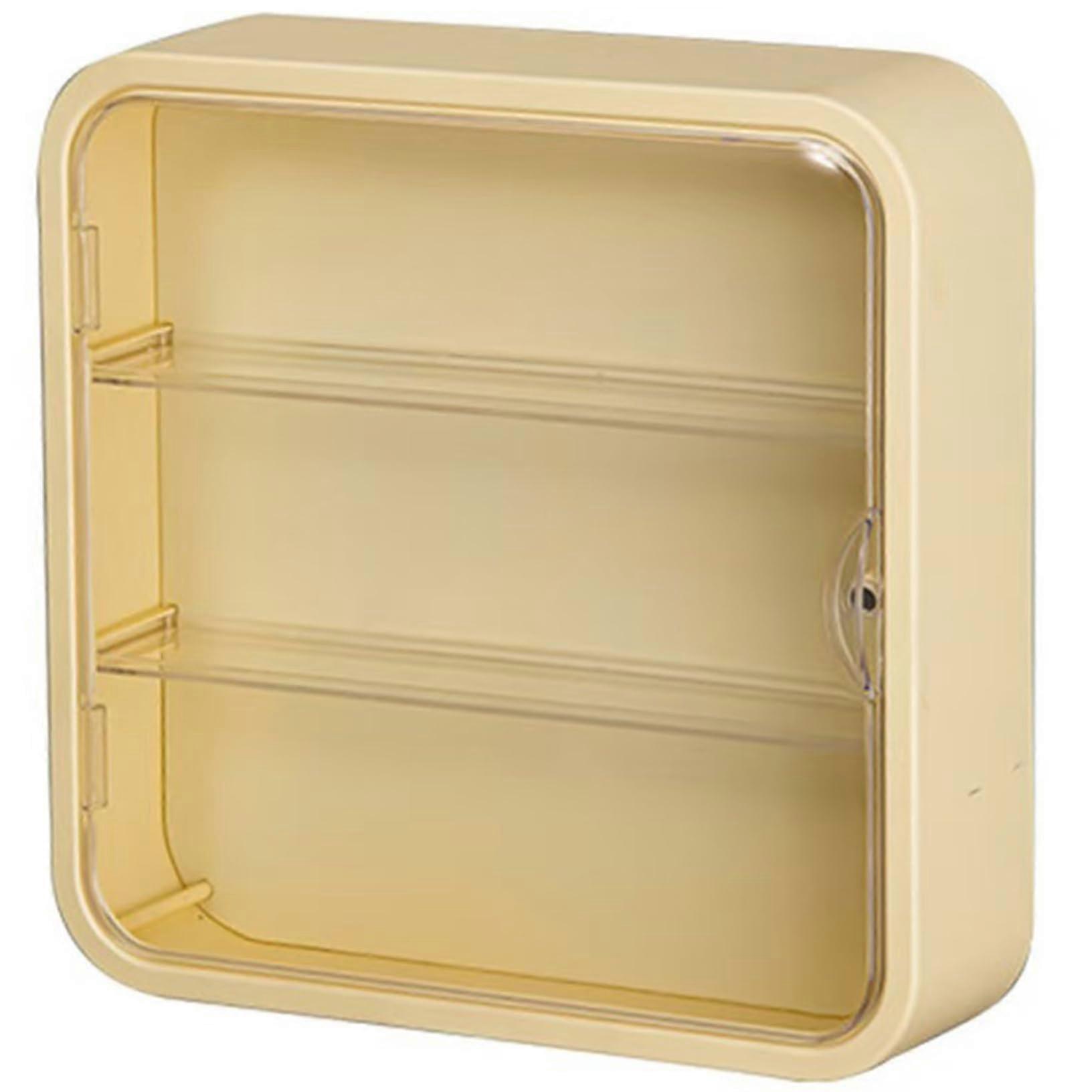 Puppet display case 3tier 12x12x3 wallmounted waterproof with clear lid