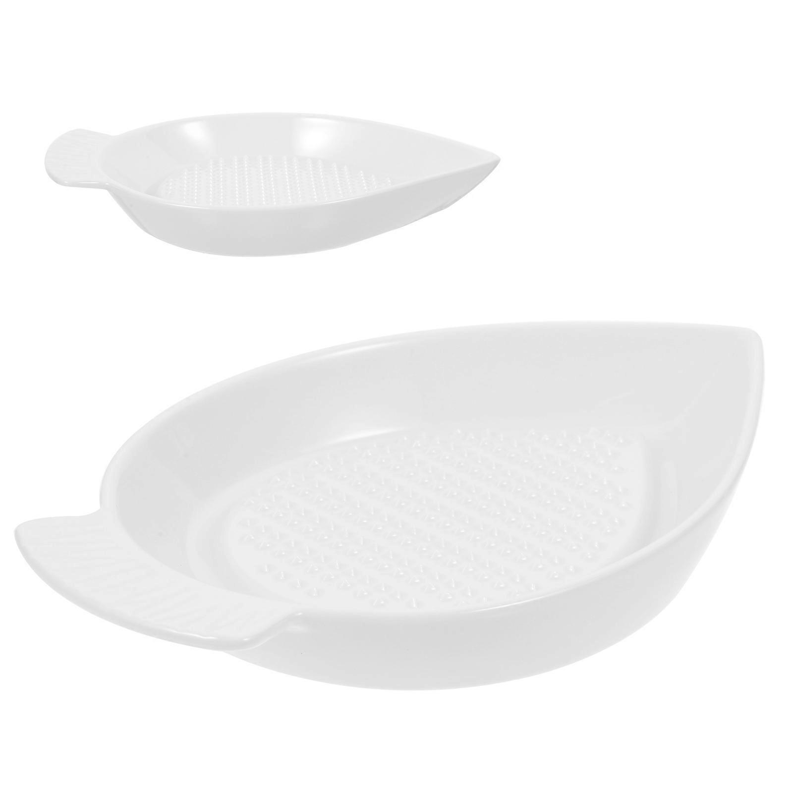 Ceramic Ginger Reusable For Cooking Enthusiasts Home Use 18.7X11.5X2.5CM Grating 1Set