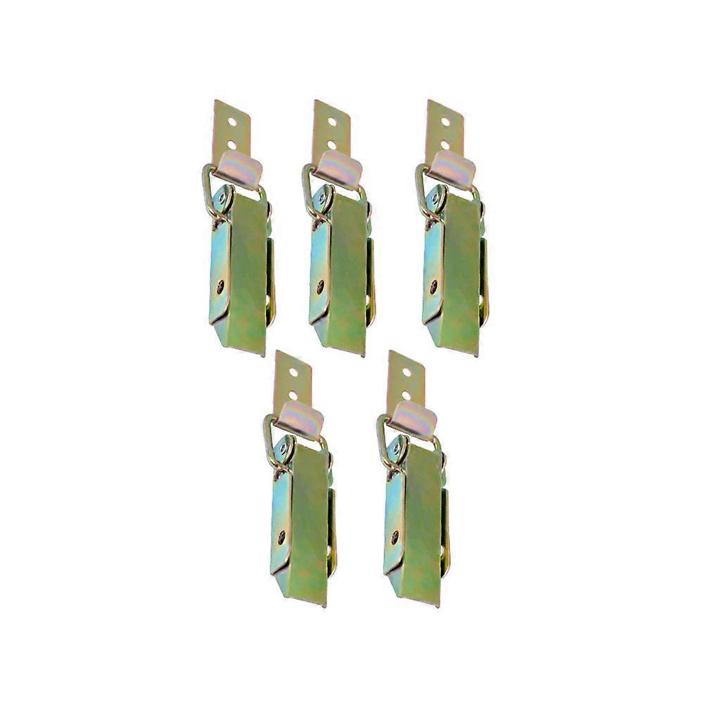 Case Buckle Clip Clasp Durable Lock Catch Hasps for Suitcase Luggage Rectangular Metal 5Pcs