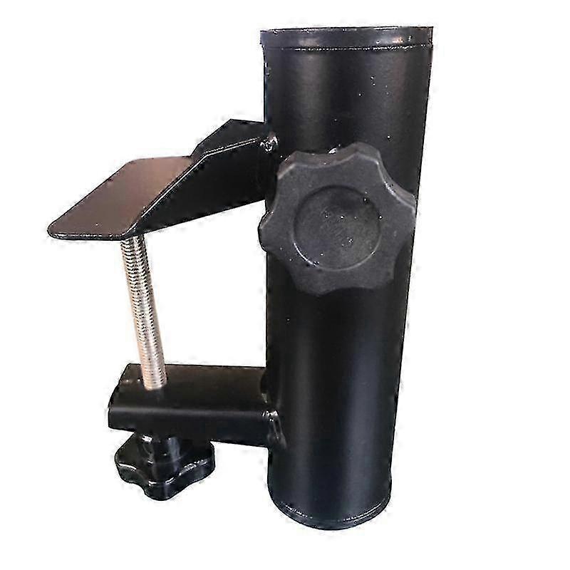 Metal Balcony Parasol Holder Clamp 38mm (1pc, Black)