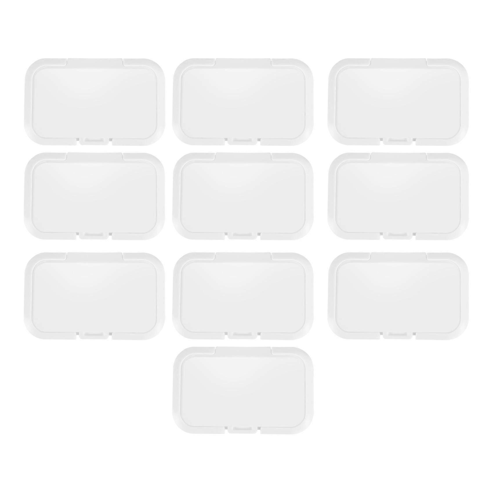 10Pcs Reusable Baby Wipes Lid Baby Wet Wipes Cover Tissues Box Wet Paper Lid