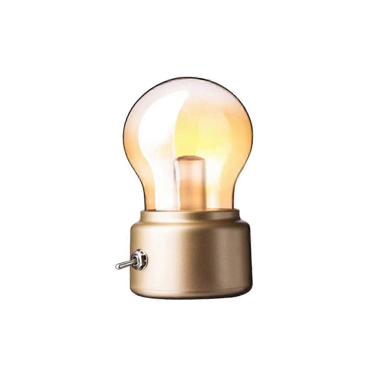 Night Light Flashing Lights LED Light Bulb Lamp Lantern USB Rechargeable Bulbs