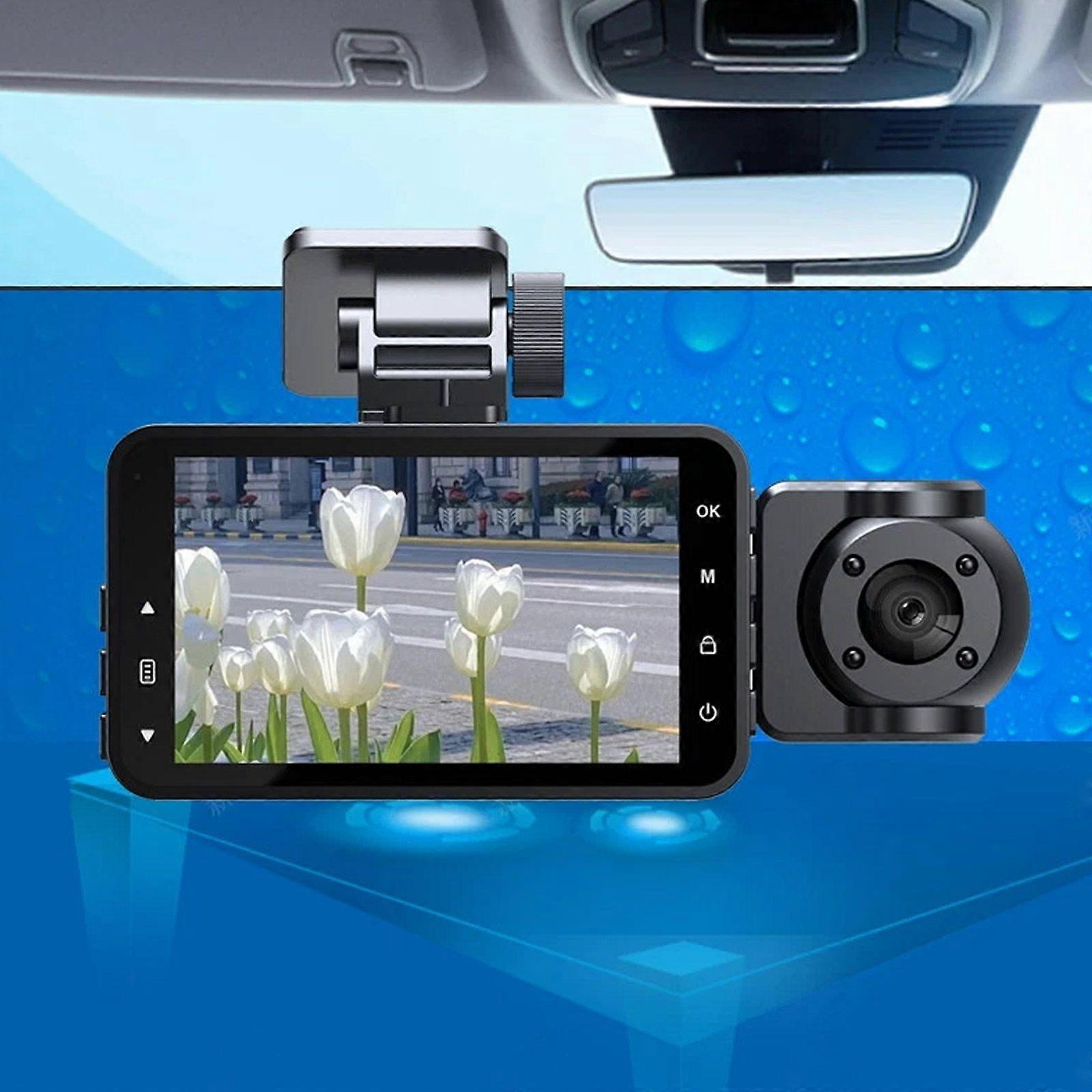 Car Three Lens Dash Cam WiFi HD 1080P DVR Video Recorder Camera Loop Recording