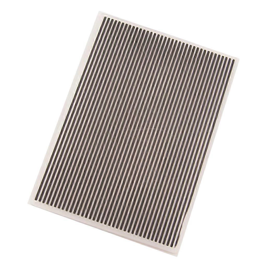 Black Plastic Embossing Template for DIY Scrapbooking Album Decoration with and Durability 6 Inches by 8 Inches