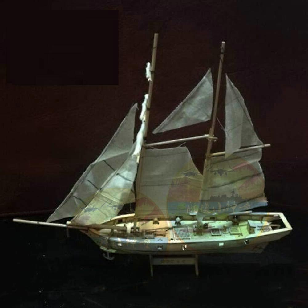 Boat Model Kit Model JALKO Wood Mounted Sailing Model DIY Western Classic Sailing Model Toy Large Sail Era