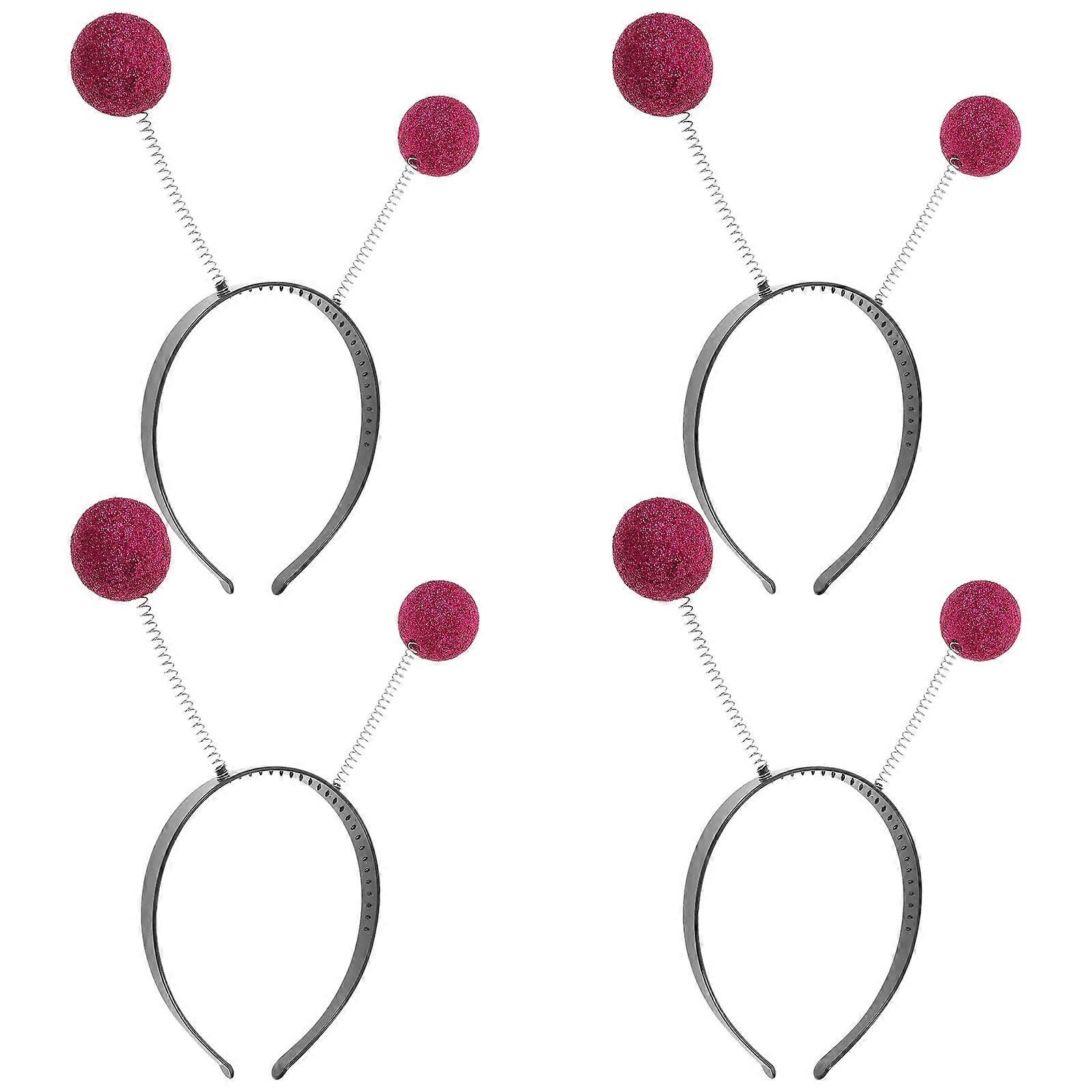 Here's a polished and engaging product description based on your input:

 

**4pcs Glitter Hairbands Fun Party Headbands for Cosplay, School Plays &