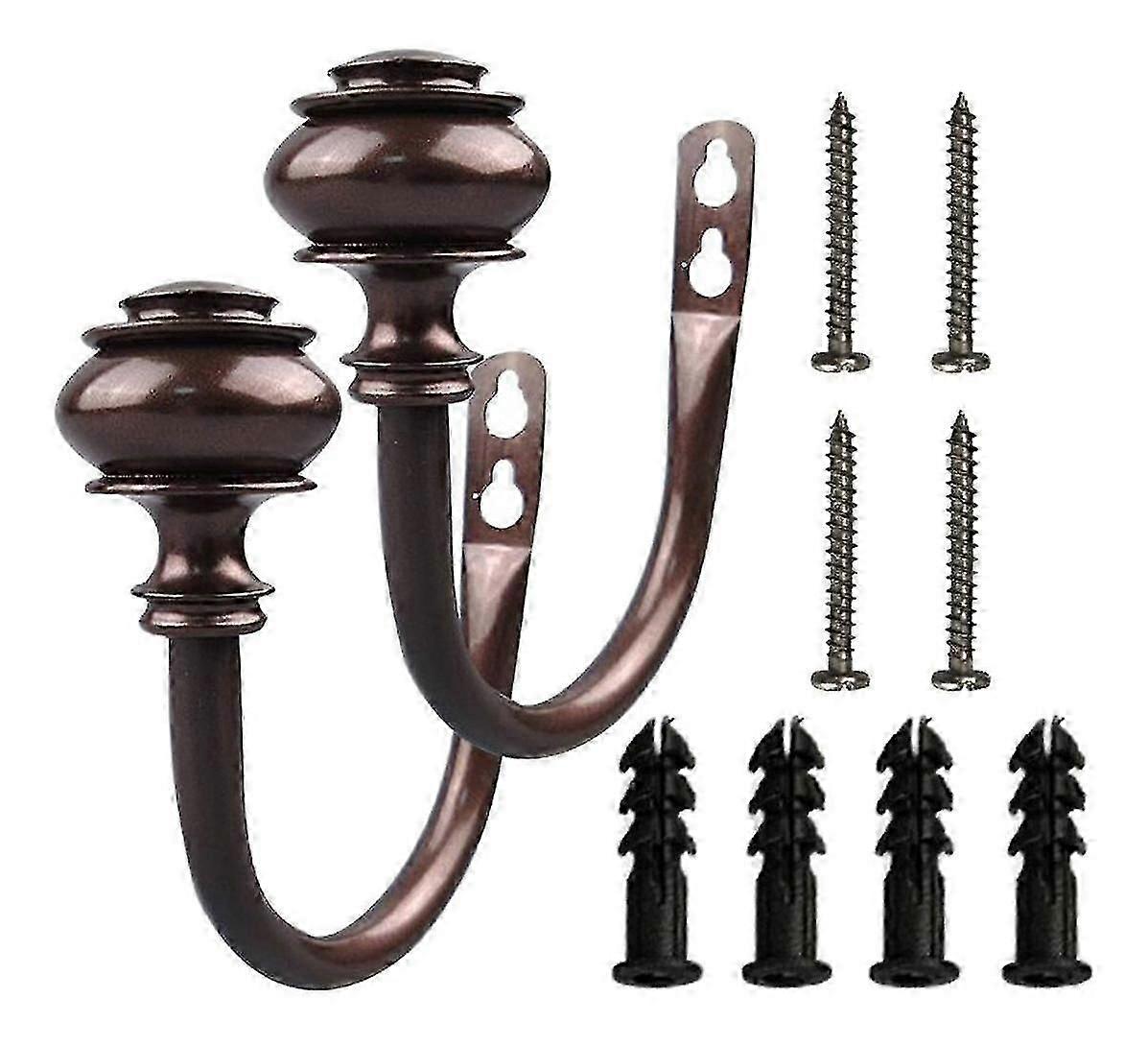 Curtain Accessories U-shaped Hook Rope Buckle Modern Minimalist Cross-border Manufacturers In Stock Iron Baking Lacquer Fabric Curtain Rope Hook Ties