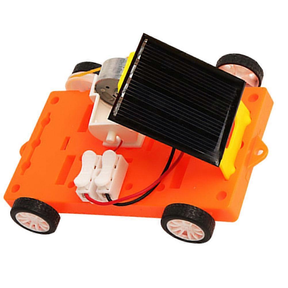 1 Set Solar Car Model Making DIY Solar Experiment Plaything Interactive Toy