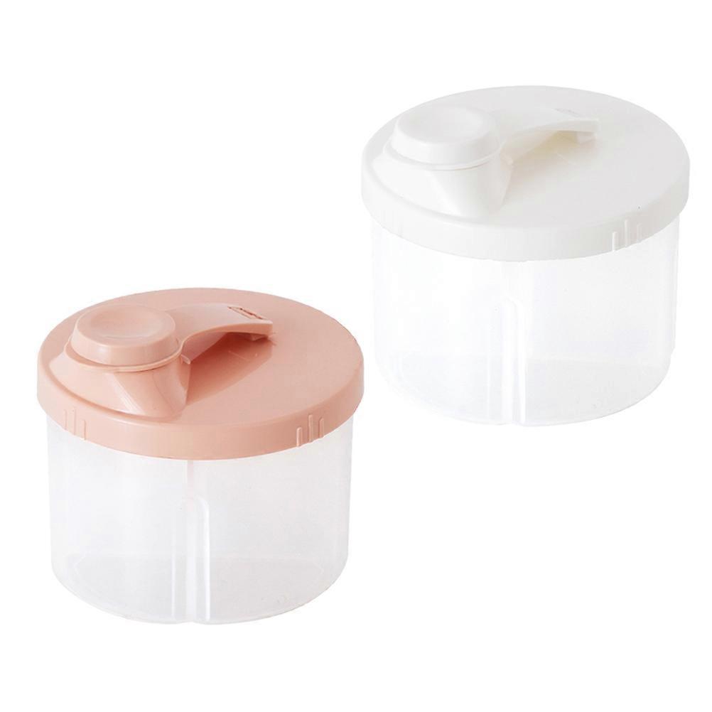 Milk Powder Dispenser Formula Dispenser with Separated Milk Powder Box 2Pcs