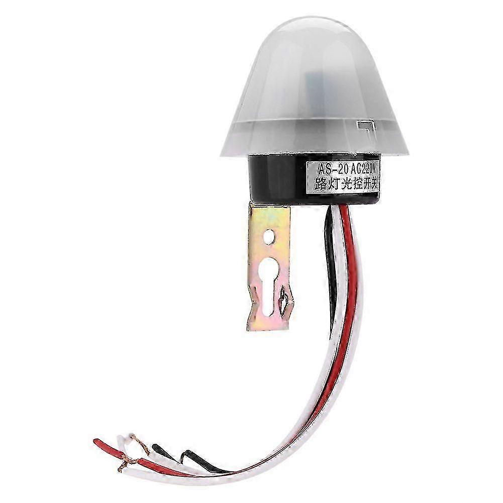 200W Rainproof Outdoor Light Control Switch Automatic ON/OFF for Street Lamp AC 220V