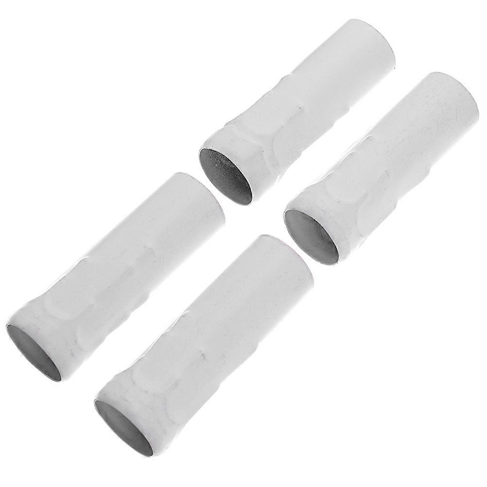 Flanging Lamp Sleeve 4Pcs Crystal Light Sleeve Candle Fixation for Lighting Fixture with Simple Design