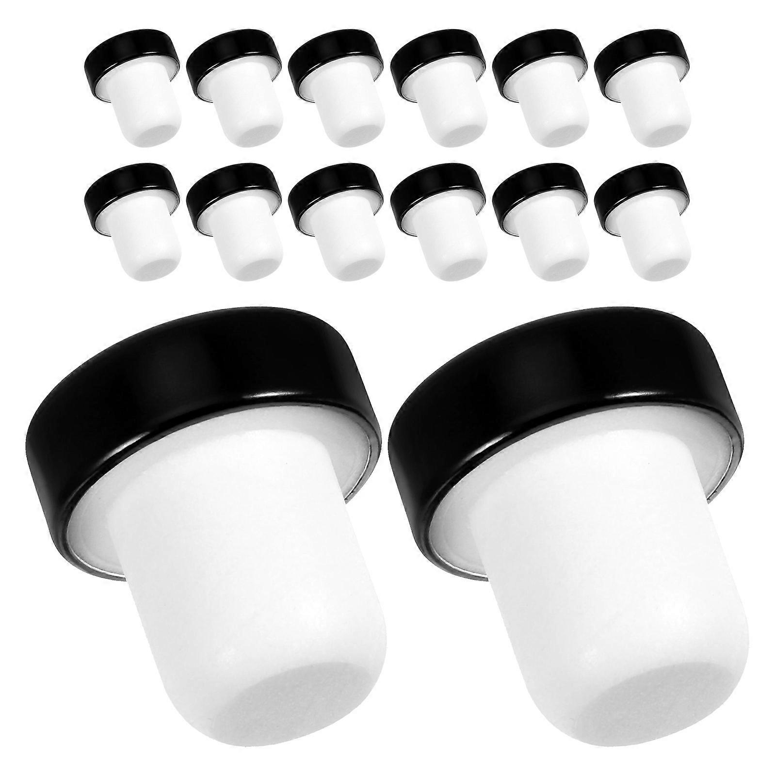 Lock Dryck Tätning Vuxna T-formad gummi tätningsplugg 24Set