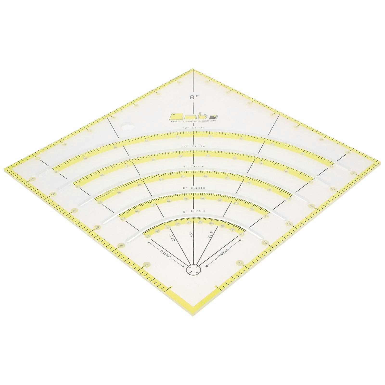 Multi Functional Acrylic Quilting Ruler for Cutting Fabric Sewing Supply