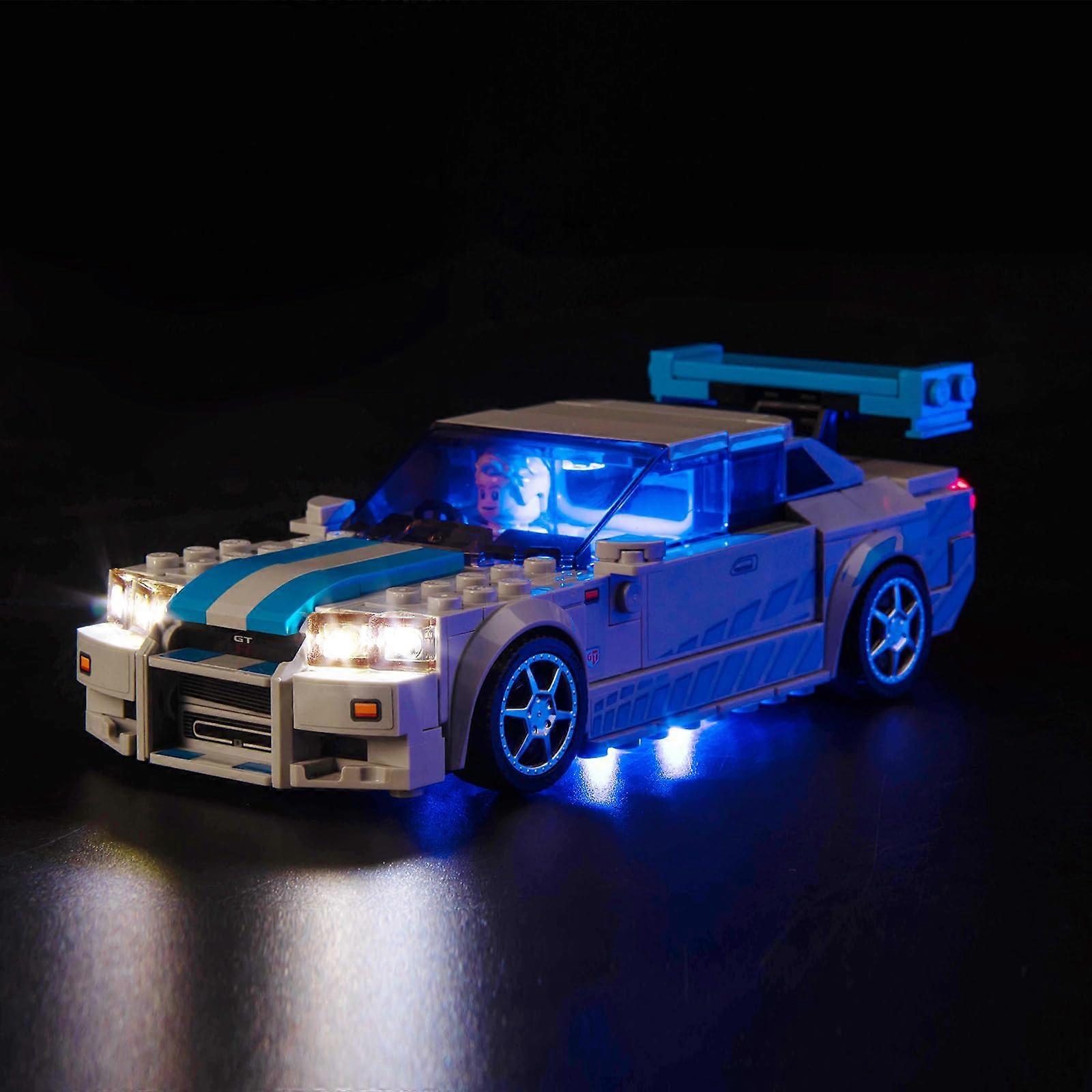 LED 照明套装与 Nissan Skyline GTR 创意玩具灯兼容