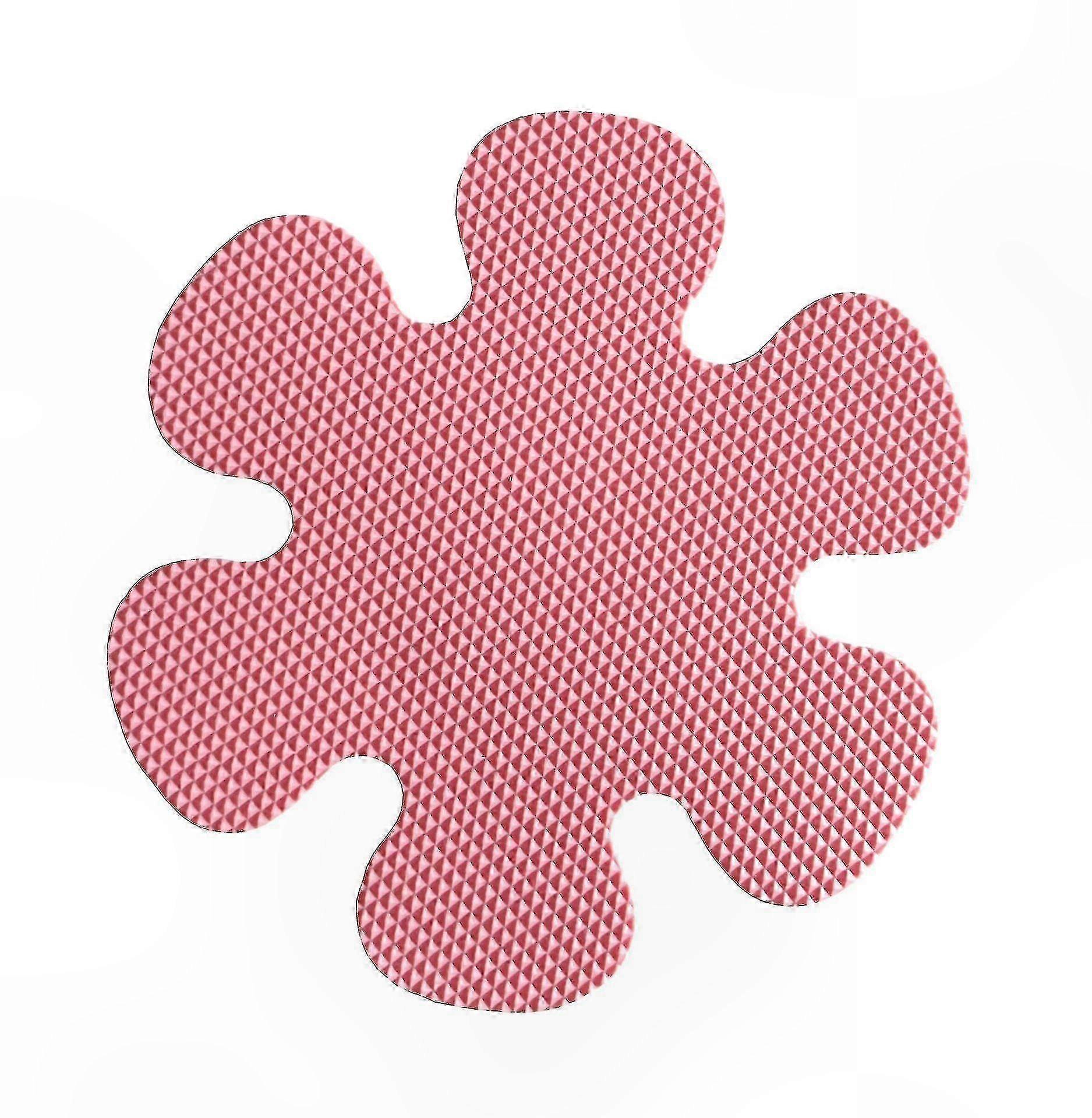 Pink Non-Slip Adhesive Strips for Bathtubs and Floors, 1 Set