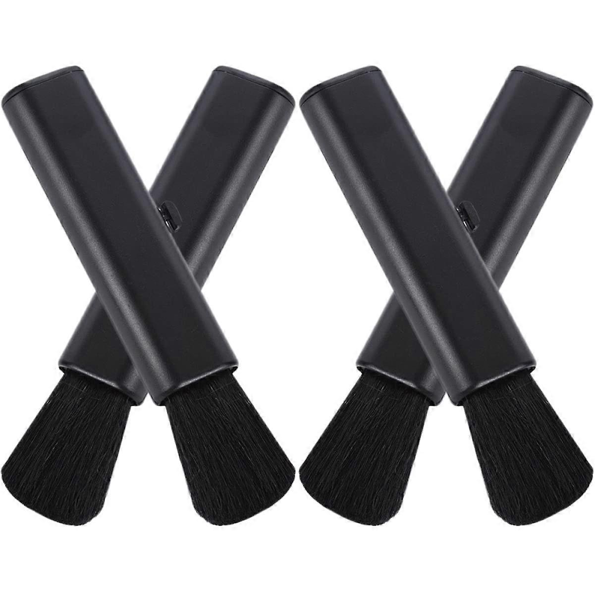 Retractable Small Brush Car Ventilation Cleaner Duster Pack of 4 for Keyboards and Small Cleaning Tasks Telescopic Wool Design