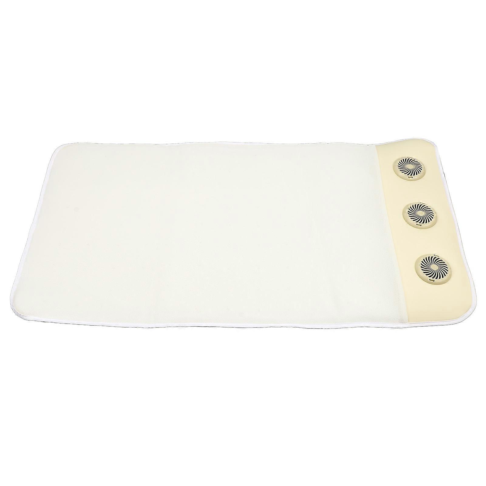 Crib Cooling Mattress Washable Adjustable Wind Speed Breathable Baby Bed Mattress With 3 Fans for Summer 45.3 X 24.8in