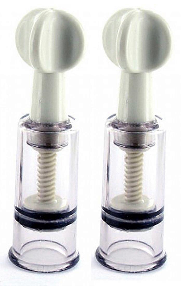 2pcs/Set Twist Up Manual Vacuum Natural Nipple Correction Cup for Flat and Inverted Nipples for Proper Latch-on New Borns 2 Count (Pack of 1)