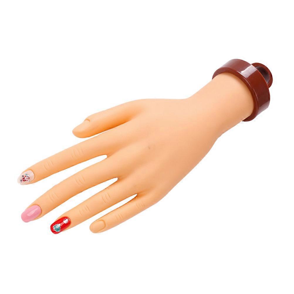 Manicure Practice Hand Model Fake Nail Art Training Model Nail Display Supply