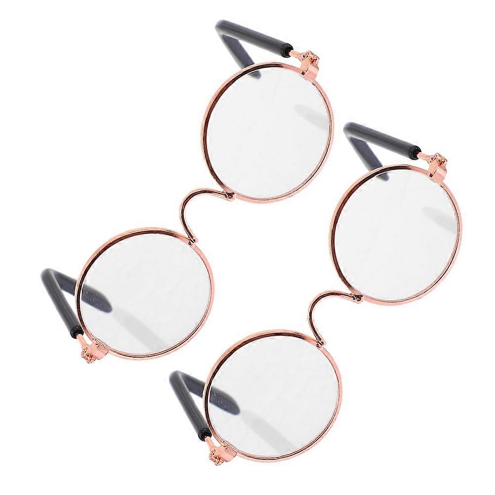 Pet Sunglasses 2Pcs Lightweight Mini Accessory For Dolls And Pets Perfect For Performance Events
