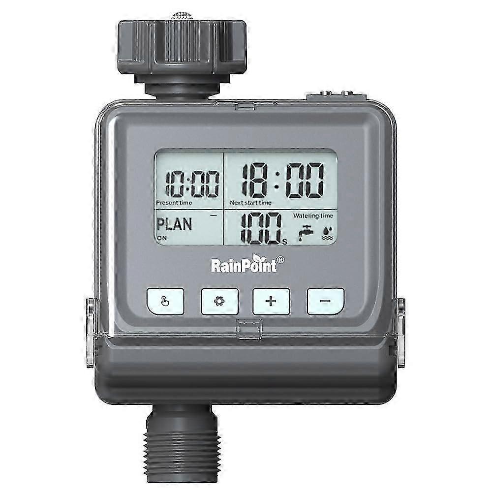 Water Timer for Garden - Programmable Sprinkler Timer with Rain Delay Sensor and Protected LCD Screen