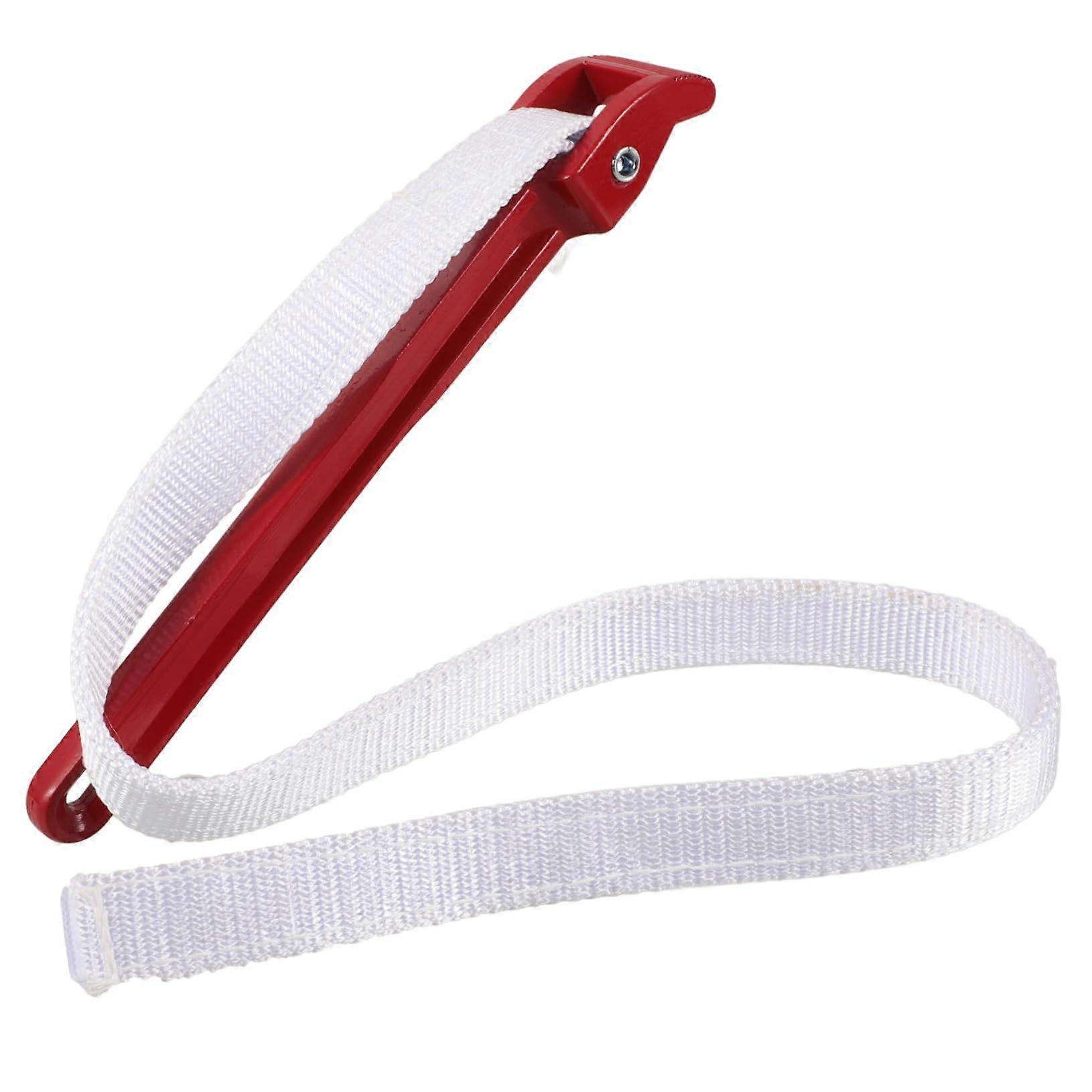 Filter Wrench Oil Filter Removal Tool Heavy Duty Canvas Strap Wrench for Shower and Water Filters Aluminium Design