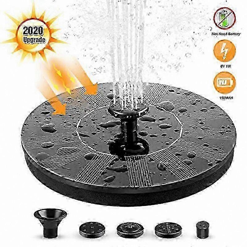 Solar Powered Water Pump for Garden Fountain, Pond, Bird Bath, and Decorative Water Features with Energy-Efficient Panel
