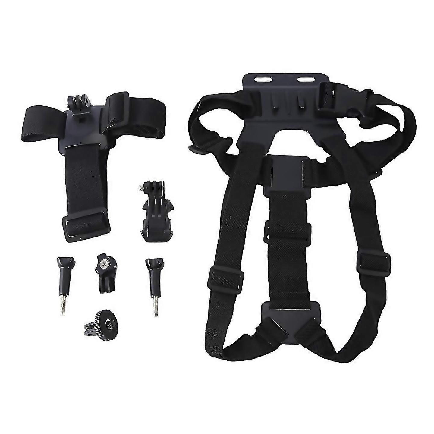 For Riding Head Strap Chest Mount Strap Harness Kit For