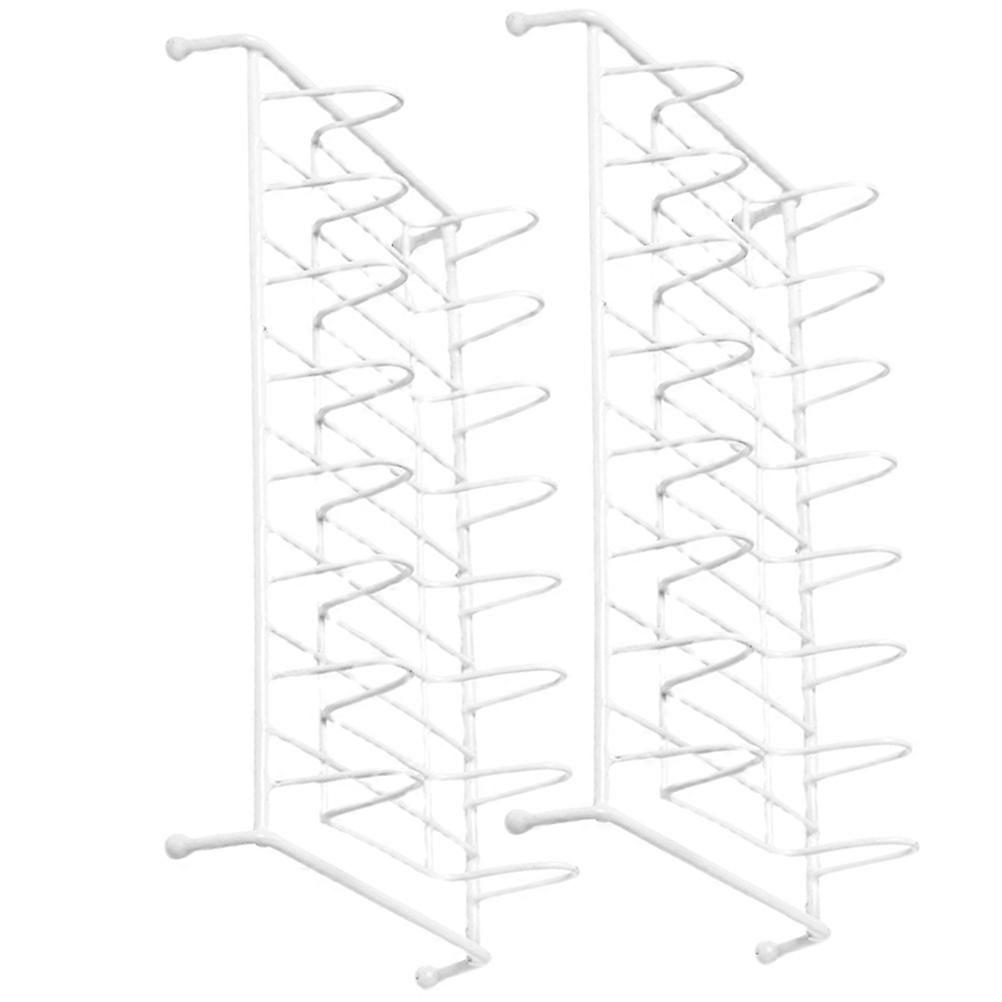 Convenient Plate Stands For Housewarming 11X6.48X1.38in Square Drying Rack 4 Pcs