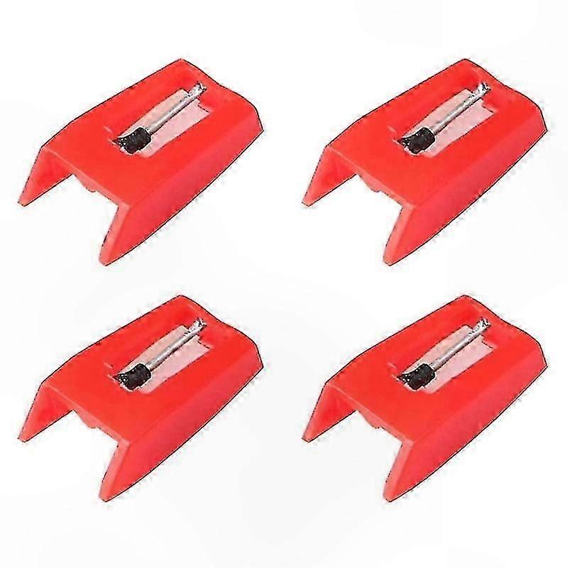 4-Pack Universal Record Player Stylus Needles Replacement for Vinyl Turntables
