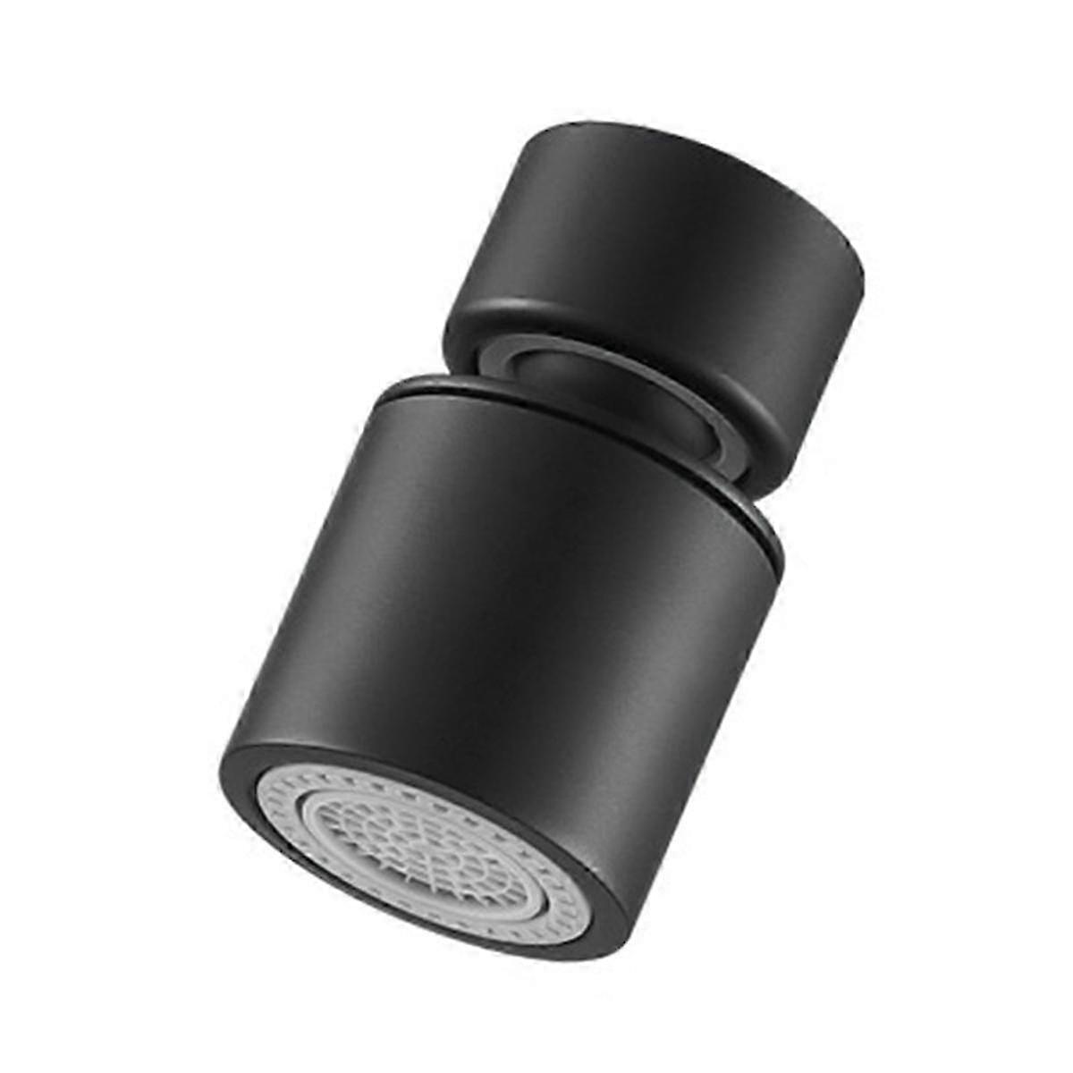 Black Kitchen Faucet Spray Head with Adjustable Filter Nozzle Splashback Bubbler for Sink