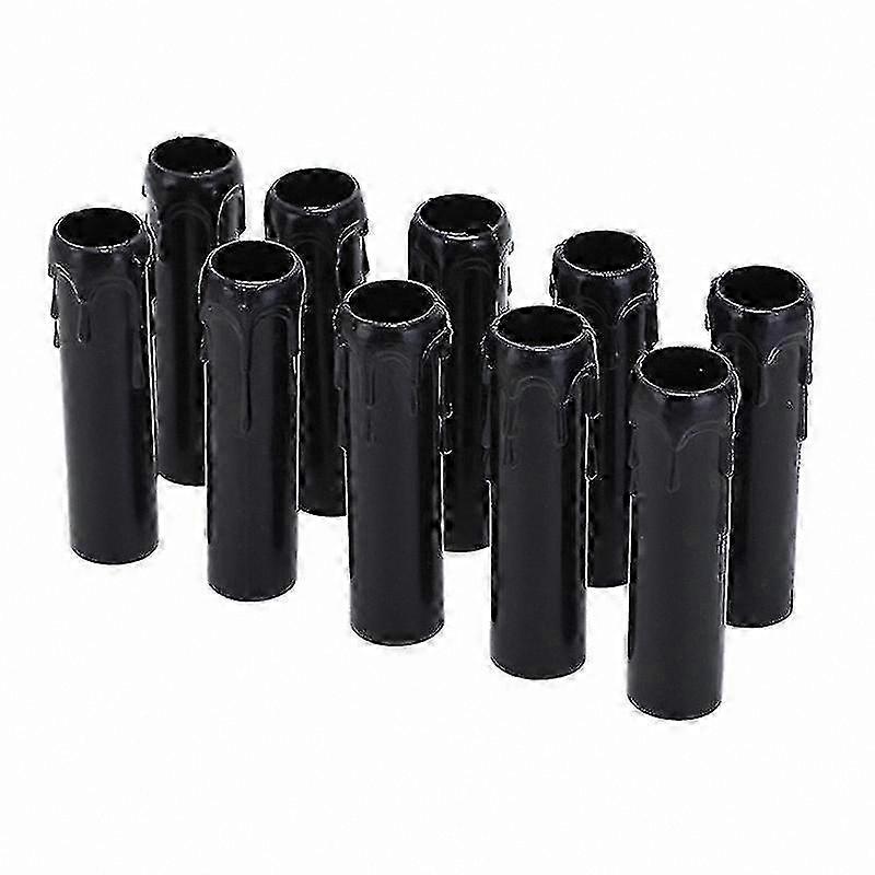 10 Pack Drip Candle Tubes for Chandeliers Light Bulb Sleeves Covers