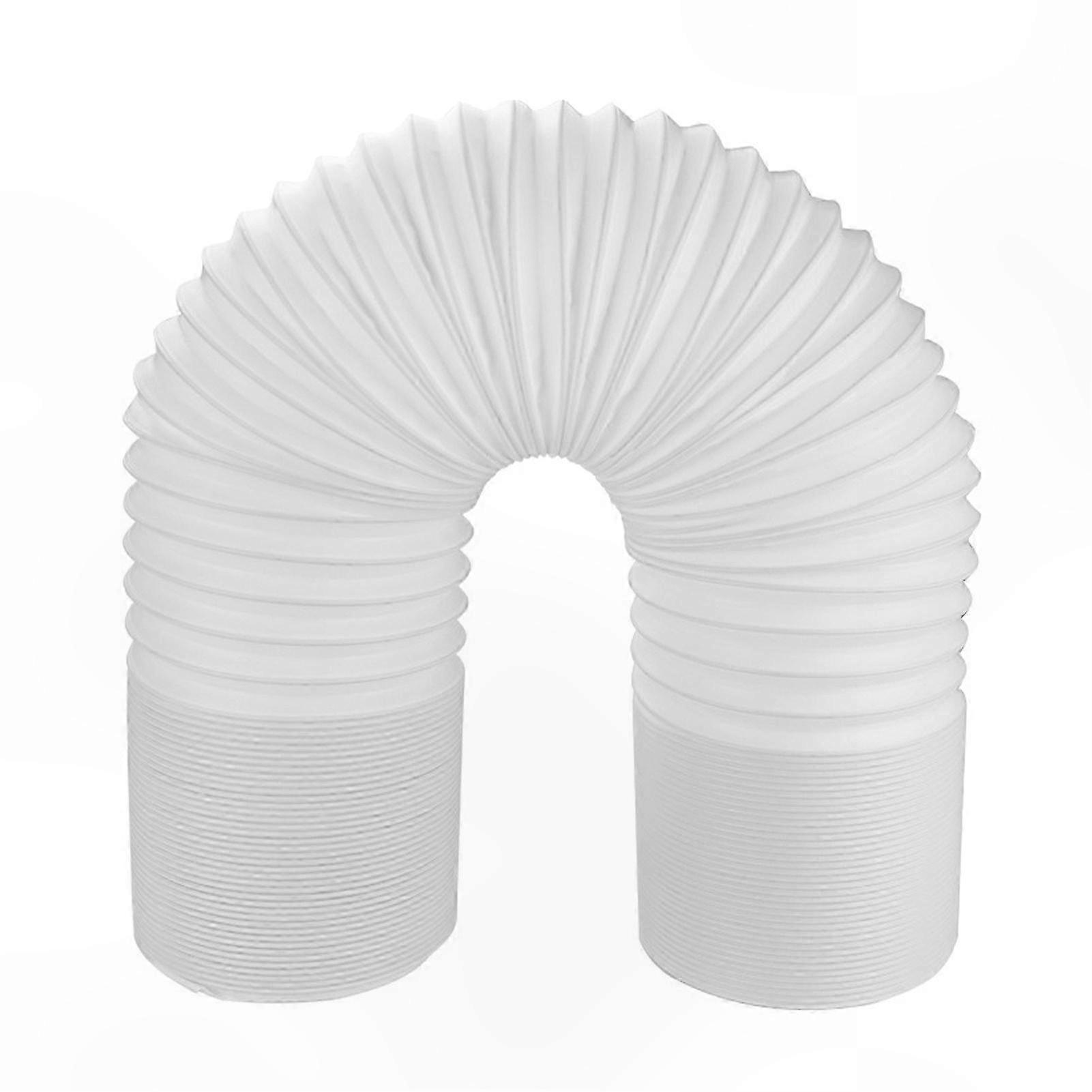 3M Stretchable Vent Hose with 150mm Diameter for Air Conditioner Exhaust, Counterclockwise Thread, Foldable Steel Wire Design
