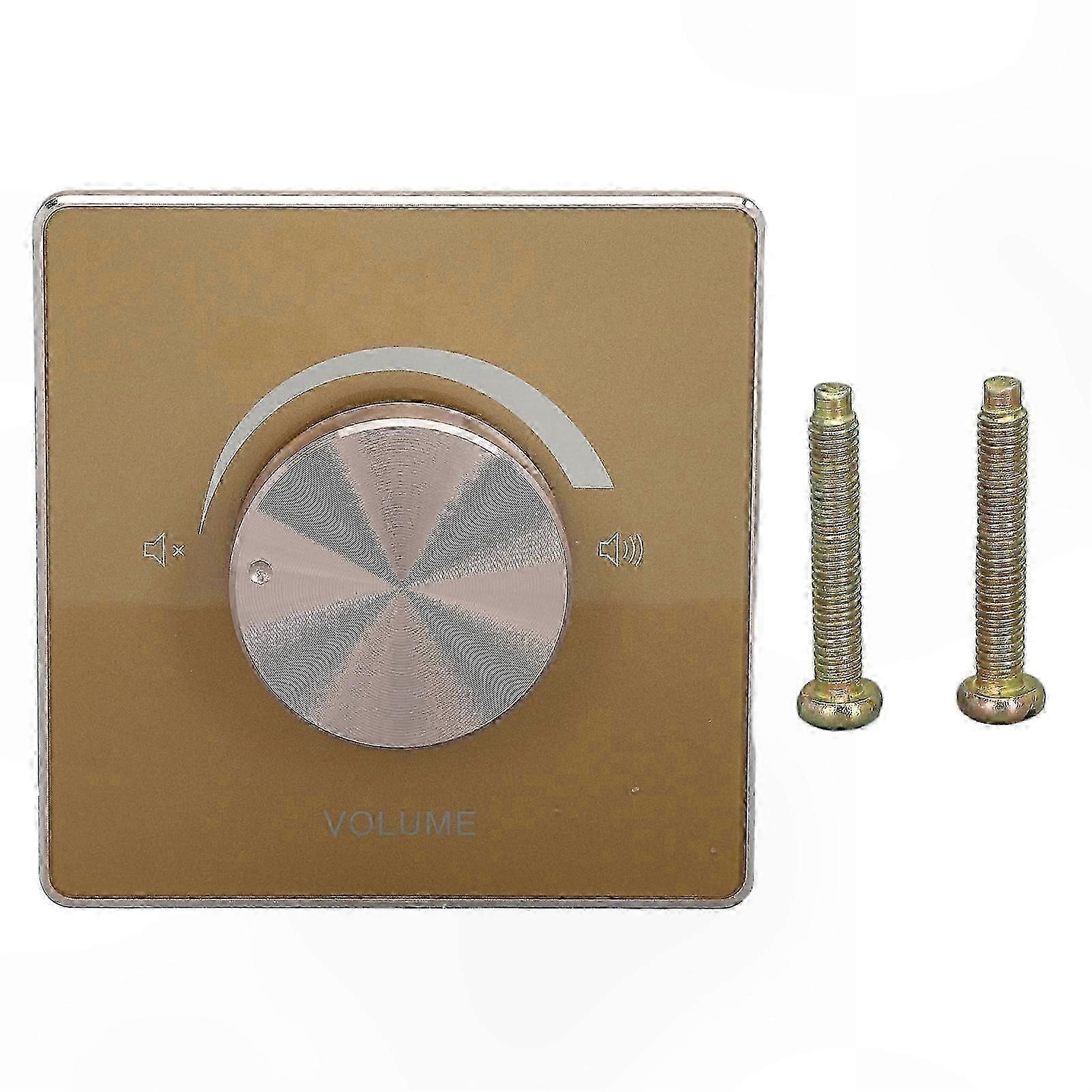 50W Constant Voltage Volume Control with Aluminum Frame and Rotary Knob for Wall Mounting