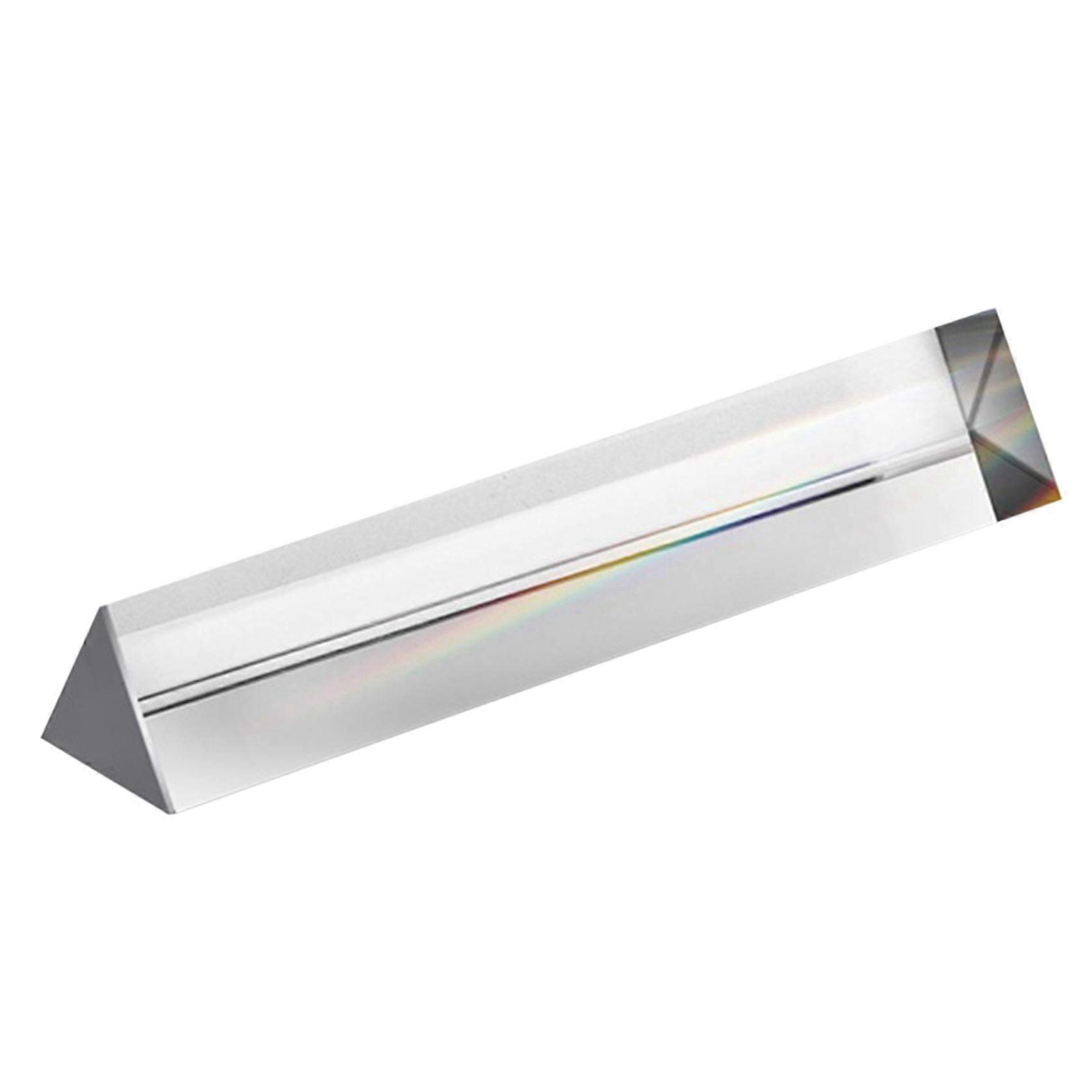 Optical Equilateral Rainbow Triangular Prism Glass Physics Experiment Children Student Photography Triangular Prism