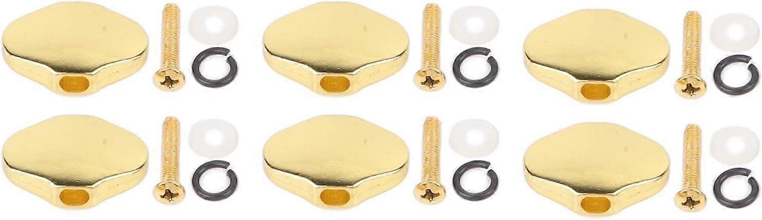 6st Gitarr Tuning Peg Tuner Maskin Gitarr Tuner Maskinhuvud Knappar Gitarr