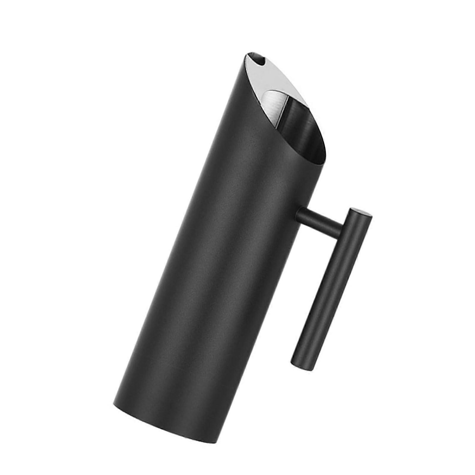 Water Kettle Stainless Steel 1500ml Large Capacity, Multifunctional Drink Dispenser for Daily Use, Black