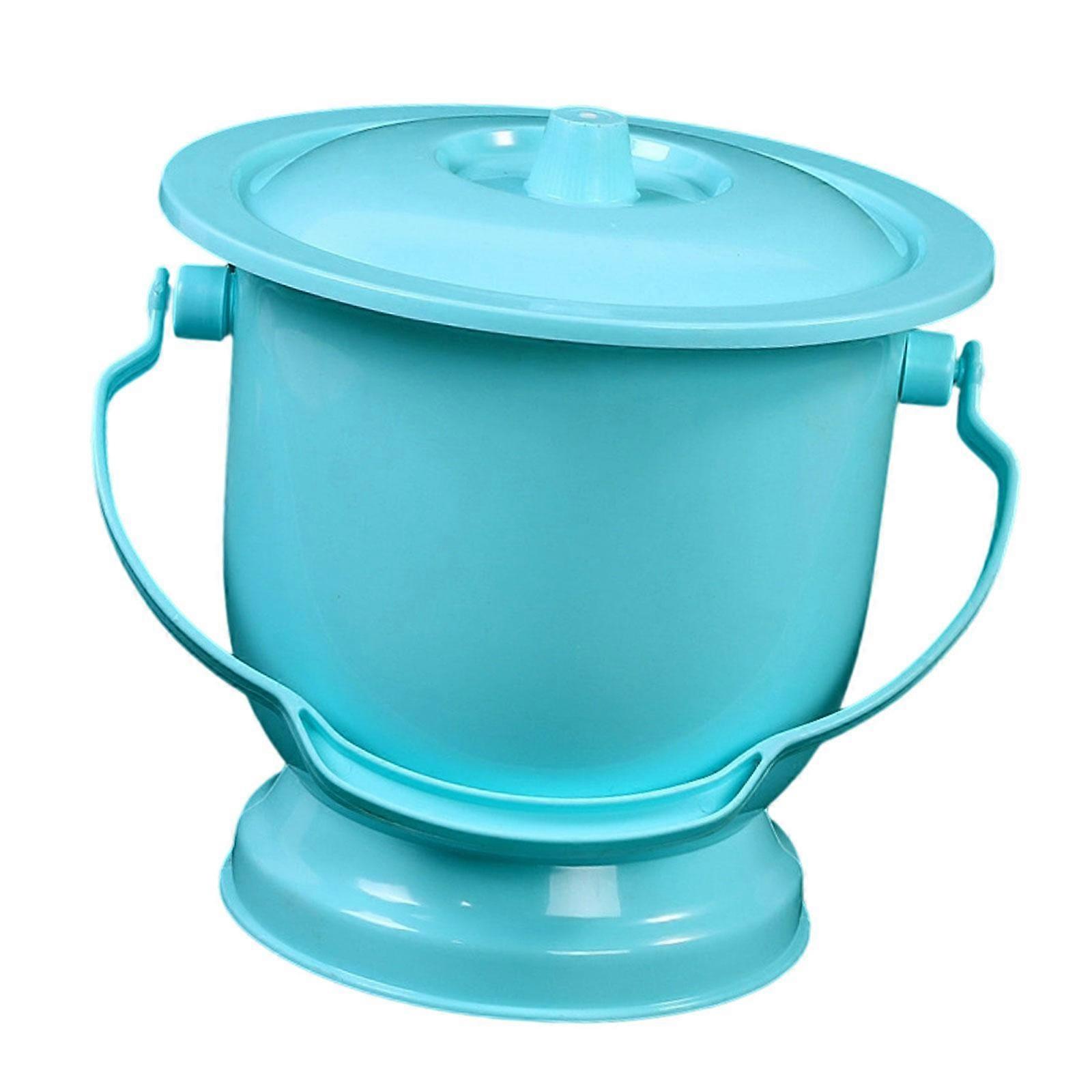Urinal Pot Chamber Pot with Handle Portable Urinal for Men Spittoon with Lid for